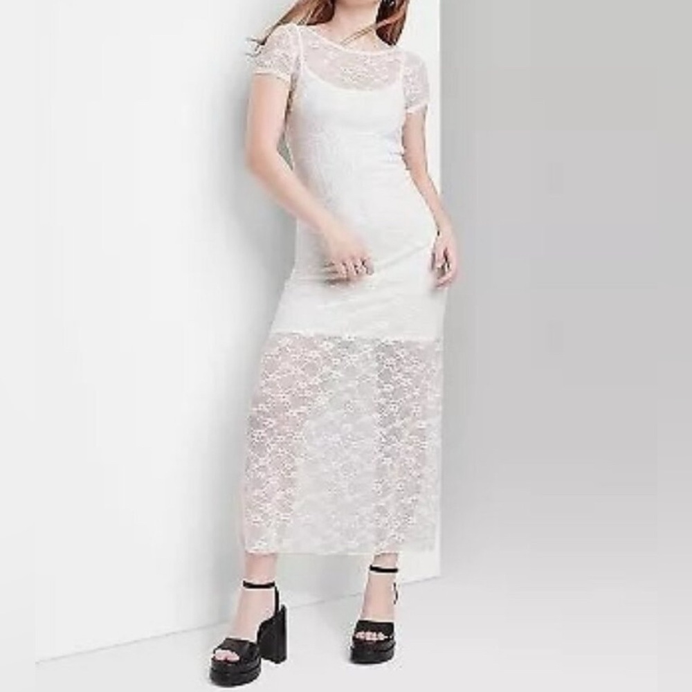 WILD FABLE Lace Maxi Dress XXL NWT